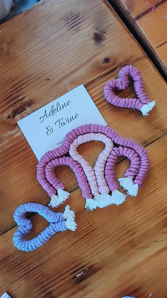 hand made macrame uterus at one of our Adeline and Twine workshops at Aidans Kitchen in Newcastle.
